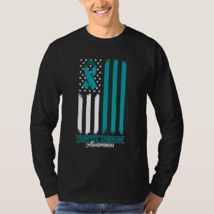 Brave I Tourette Syndrome Awareness I Ribbon & Ame T-Shirt