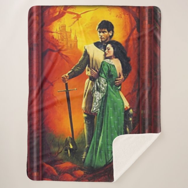 BRAVE  KNIGHT SHERPA BLANKET (Front)