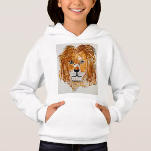 Brave lion kids hoodie