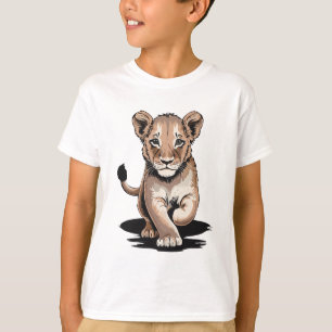 Brave Little Lion Cub Kids T-Shirt