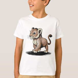 Brave Little Lion Cub Kids T-Shirt