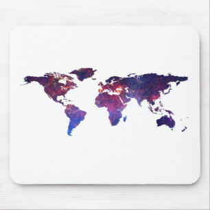 Brave New World Map Mouse Mat