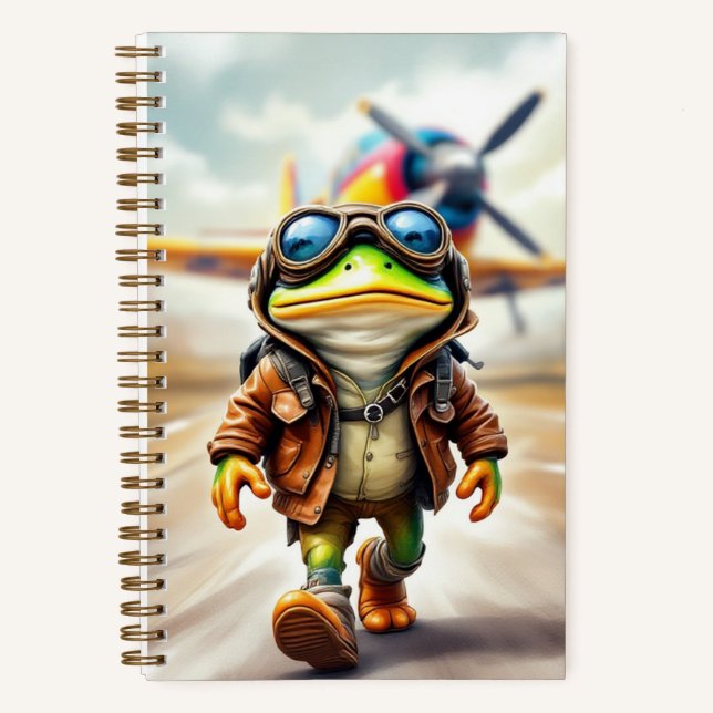 Brave Pilot, Author Natasha Us   Notebook (Front)