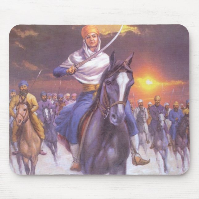 Brave SIKH Mouse Pad (Front)