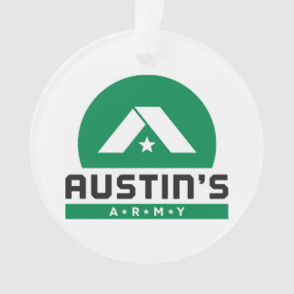 Brave & strong acrylic ornament