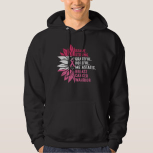 Brave Strong Grateful Breast Cancer Awareness Hoodie