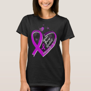 Brave Strong Resilient Fibromyalgia Warrior Awaren T-Shirt