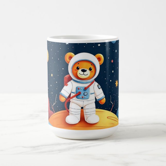 Brave Teddy Moonwalker Coffee Mug (Center)