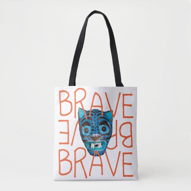 Brave Tiger Tote (Front)
