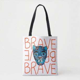 Brave Tiger Tote Bag