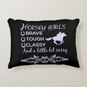 Brave Tough Classy Horse Decorative Cushion
