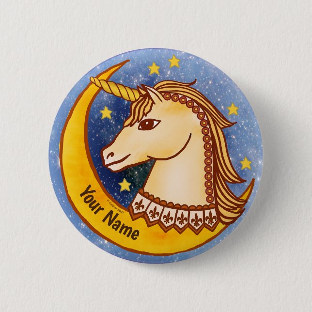 Brave Unicorn   pin (Front)