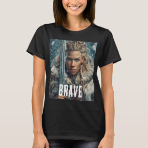 brave viking woman T-Shirt
