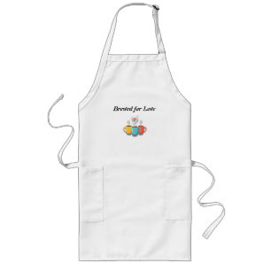 Braved Just Love – Whimsical Coffee Mugs with Hear Long Apron