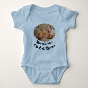 BraveHeart Pit Bull Rescue Infant Baby Bodysuit