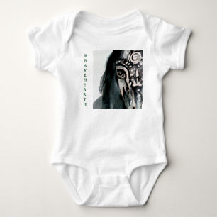 Bravehearth Horse Baby Jersey Bodysuit, White Bodysuit