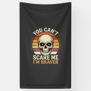 Braver Halloween Skull Retro Horror Design_1 Banner