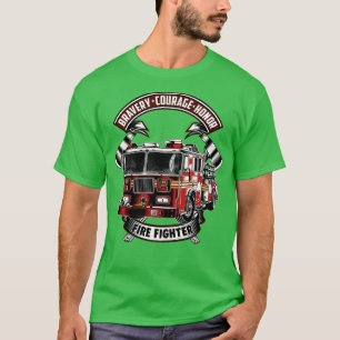 Bravery Courage Honour Firefighter T-Shirt