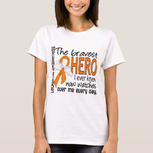 Bravest Hero I Ever Knew Leukaemia T-Shirt