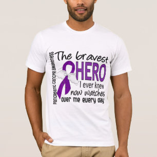 Bravest Hero I Ever Knew Pancreatic Cancer T-Shirt