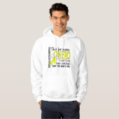Bravest Hero I Ever Knew Testicular Cancer Hoodie (Front Full)