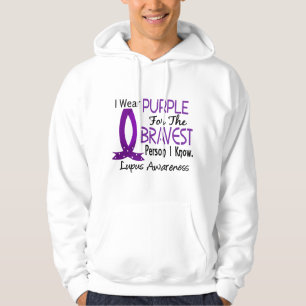 Bravest Person I Know Lupus Hoodie