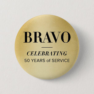 BRAVO 50th button