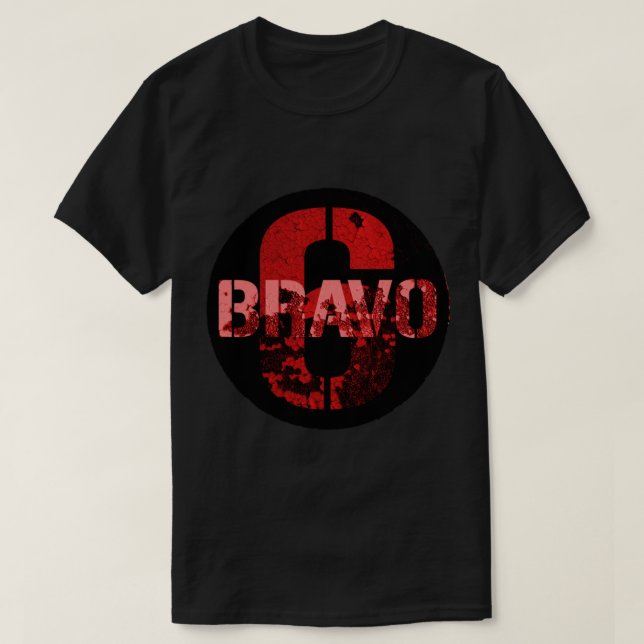 Bravo 6 Going Dark-  Red Mist- Airsoft Loadout   T-Shirt (Design Front)