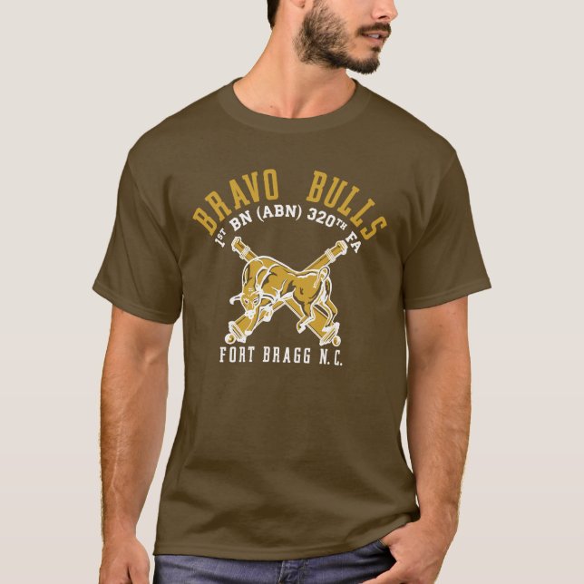 Bravo Bulls brown PT shirt (Front)