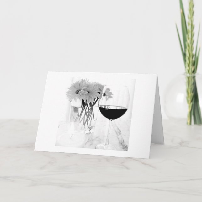 BRAVO-HAPPY CHRISTMAS BIRTHDAY-WINE LOVER HOLIDAY CARD (Front)