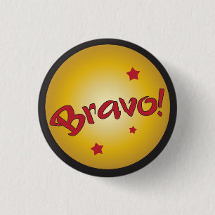 BRAVO recognition and appreciation 3 Cm Round Badge