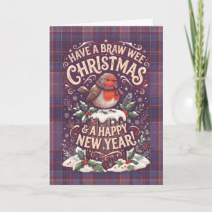 Braw Wee Christmas And Happy New Year Card
