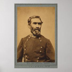 Braxton Bragg Portrait (between 1861 & 1865) Poster
