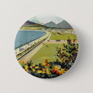 Bray ~ for better holidays 6 cm round badge