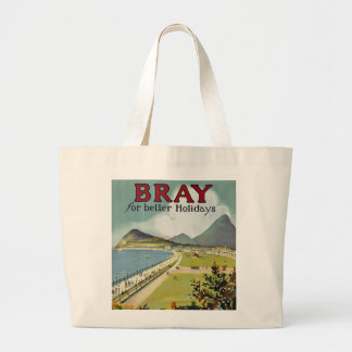 Bray ~ for better holidays large tote bag