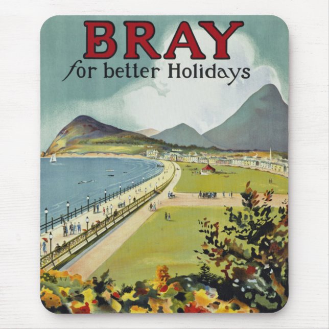 Bray ~ for better holidays mouse mat (Front)