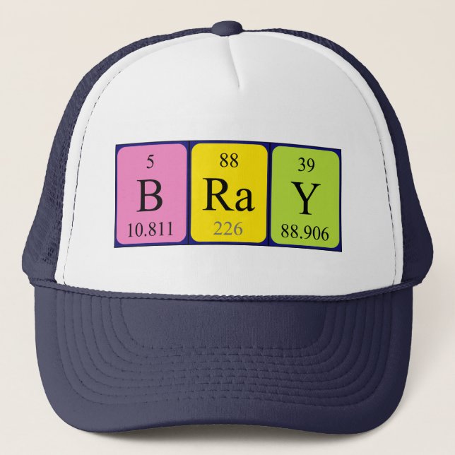 Bray periodic table name hat (Front)