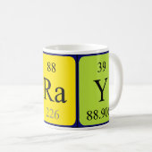 Bray periodic table name mug (Front Right)