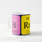 Bray periodic table name mug (Front Left)