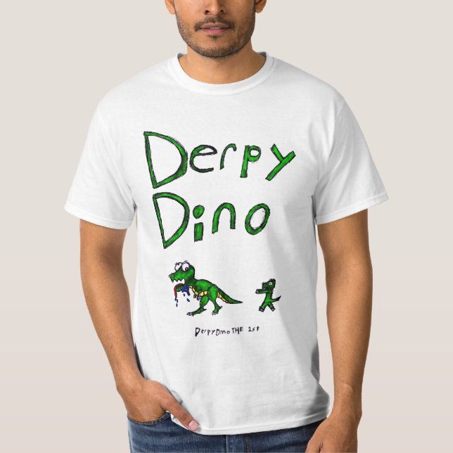 Brayden Harrington's Derpy Dino T-Shirt (Front)