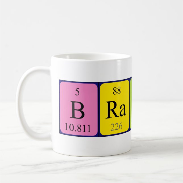 Braylin periodic table name mug (Left)