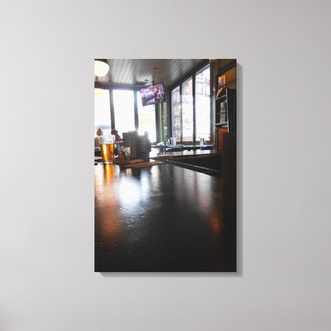 Brazen Fox Canvas Print (Front)