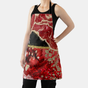 Brazen Red  Apron