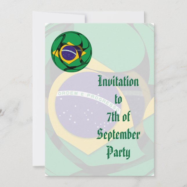 Brazil 1 invitation (Front)