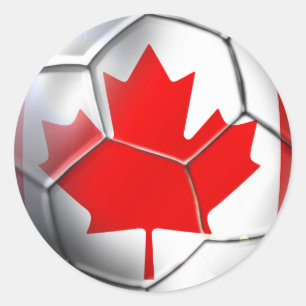 Brazil 2014 World Cup Soccer - Les Rouges Classic Round Sticker