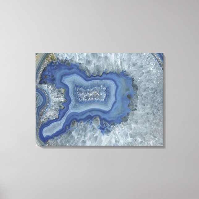 Brazil agate quartz 2 canvas print (Front)