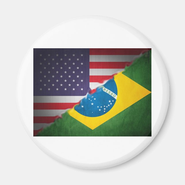 brazil and america magnet (Front)