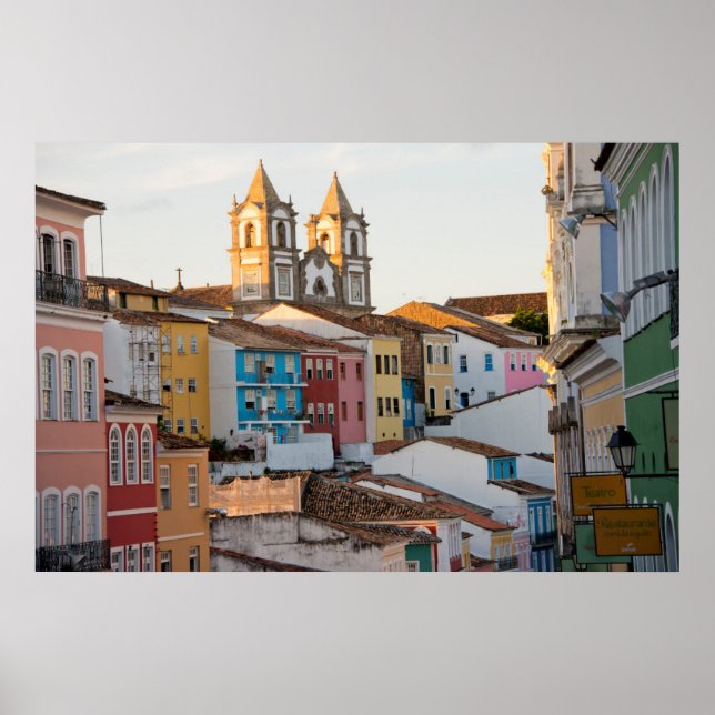Brazil, Bahia, Salvador, The Oldest City Poster (Front)