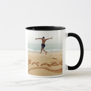 BRAZIL. Barechest man wearing a swimming suit Mug