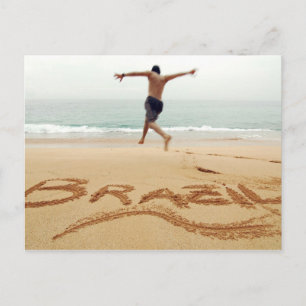 BRAZIL. Barechest man wearing a swimming suit Postcard